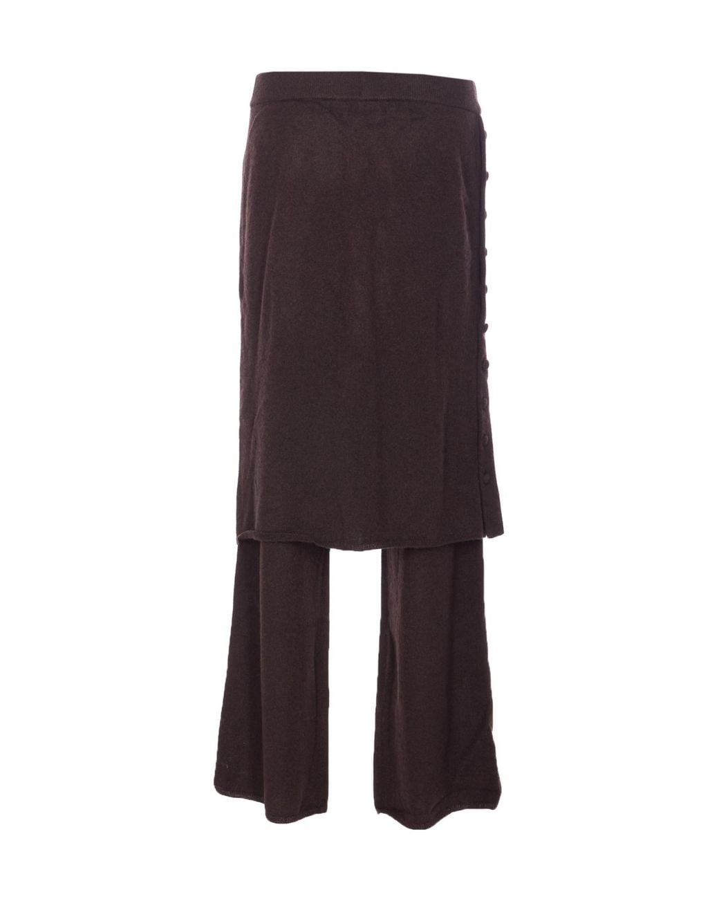 Lisa Yang Purple Double-Layered Pants