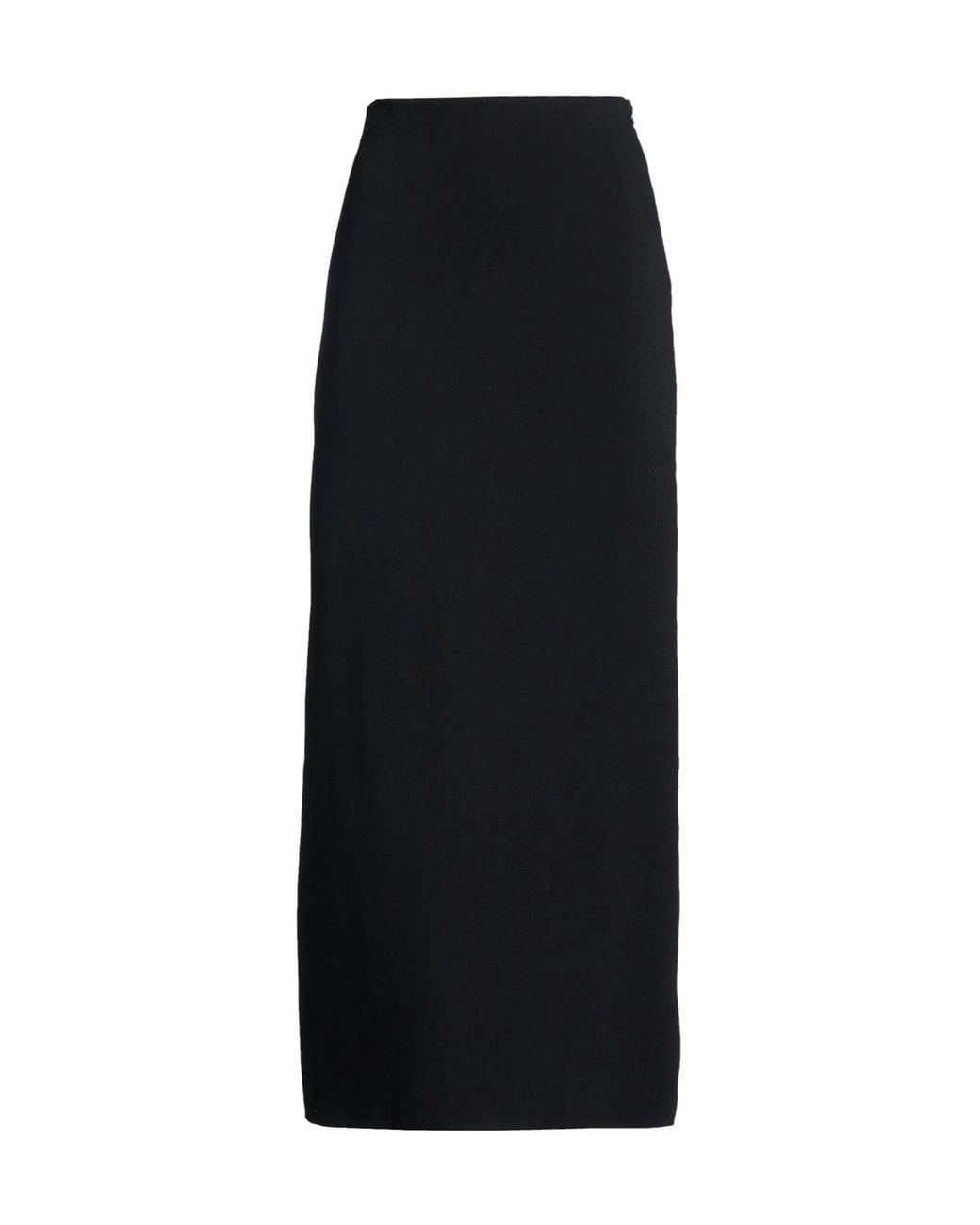 Max Mara Black Fitted Midi Skirt