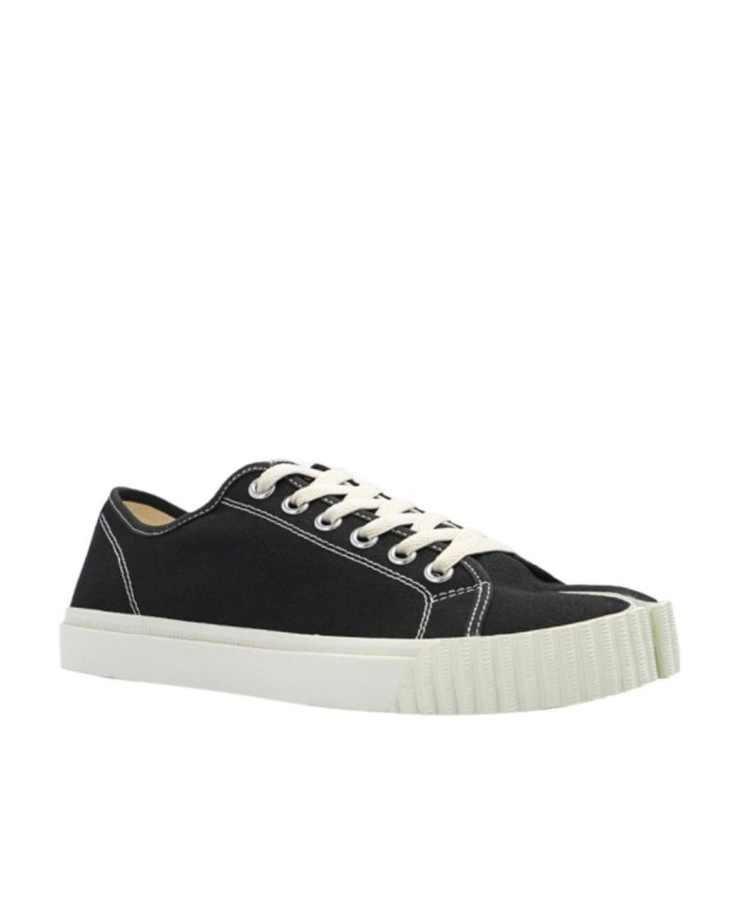 Maison Margiela Black Tabi Low-Top Sneakers for men