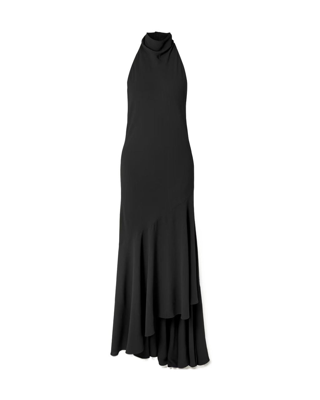 Alaïa Purple Asymmetric Flowy Midi Dress