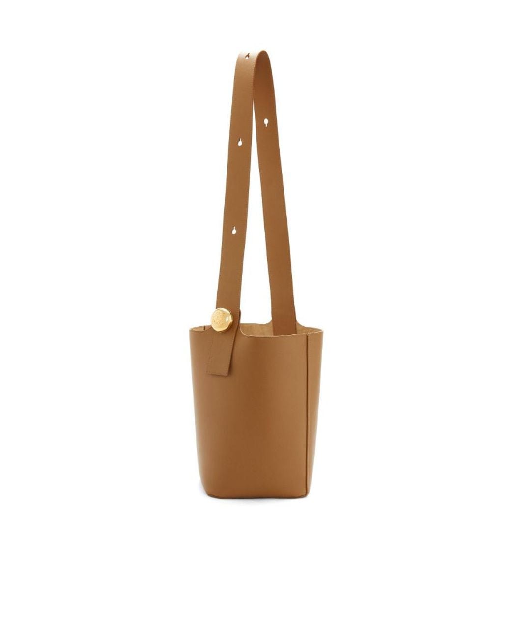 Loewe Brown Medium Pebble Bucket Bag
