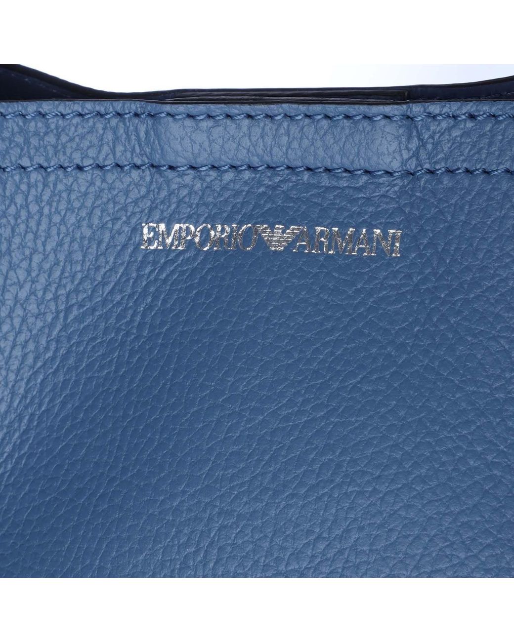 Emporio Armani Blue Shopping Bag