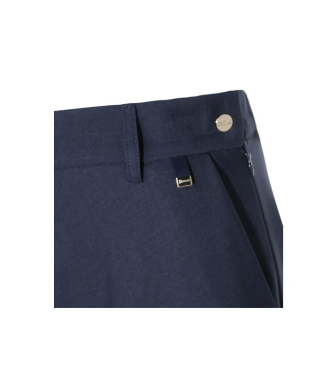 Herno Blue Pleated Maxi Skirt