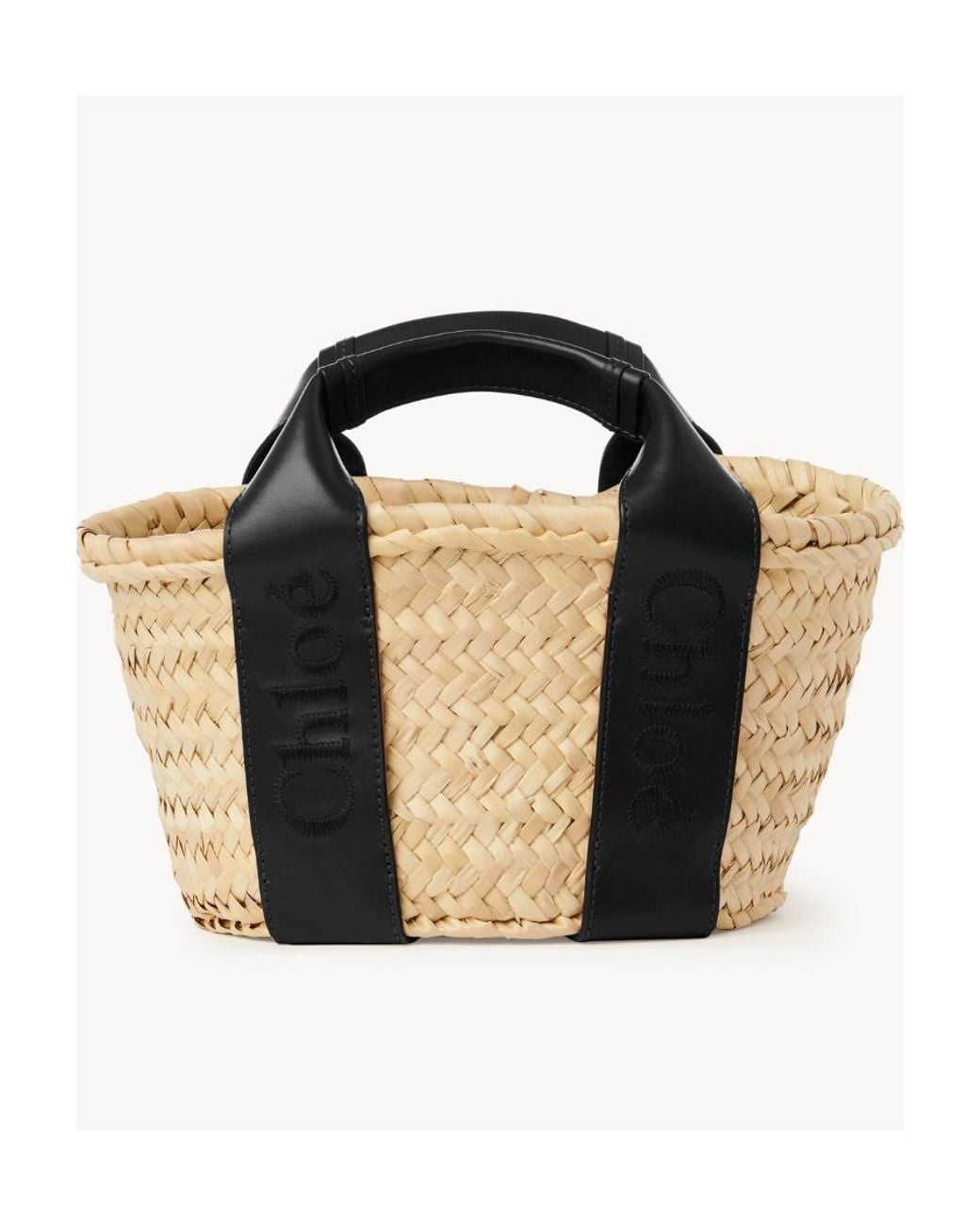 Chloé Black Chloé Sense Open Top Small Basket Bag