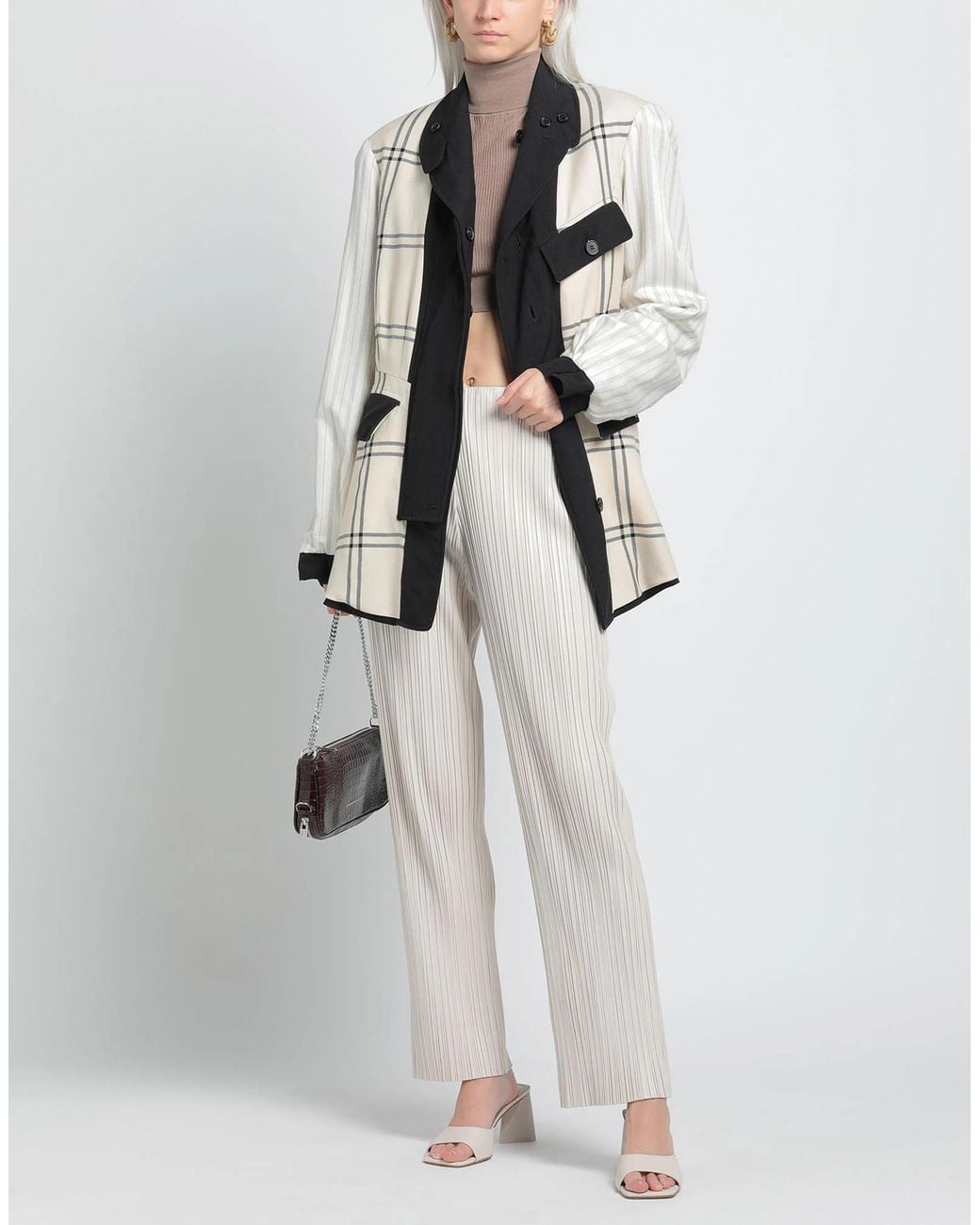 Maison Margiela Black Plaid Casual Jacket