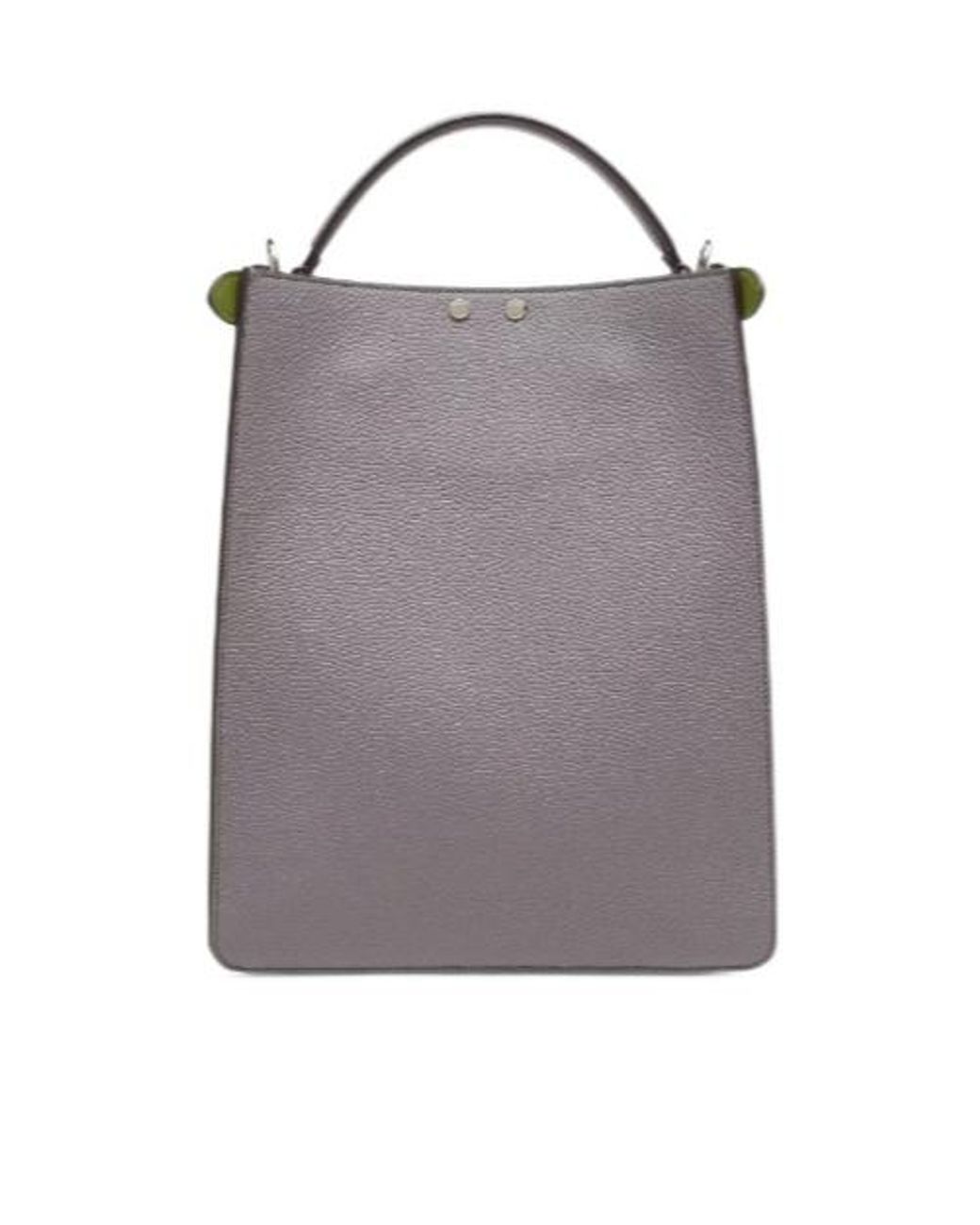 Fendi Gray Peekaboo X-Lite Small Tote Bag for men
