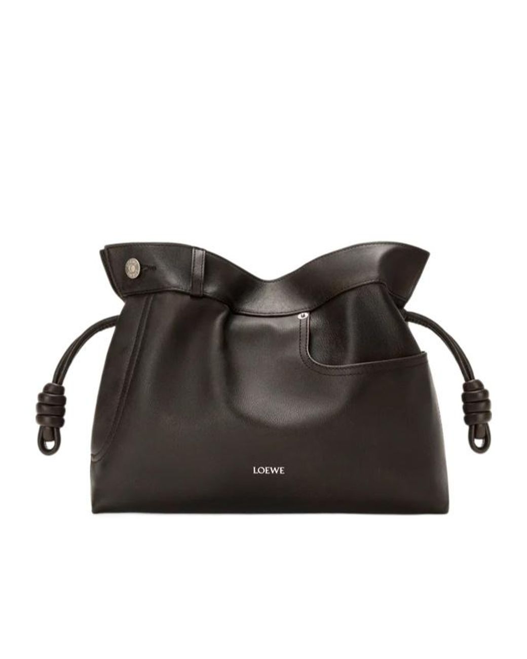 Loewe Black Panta Medium Flamenco Clutch