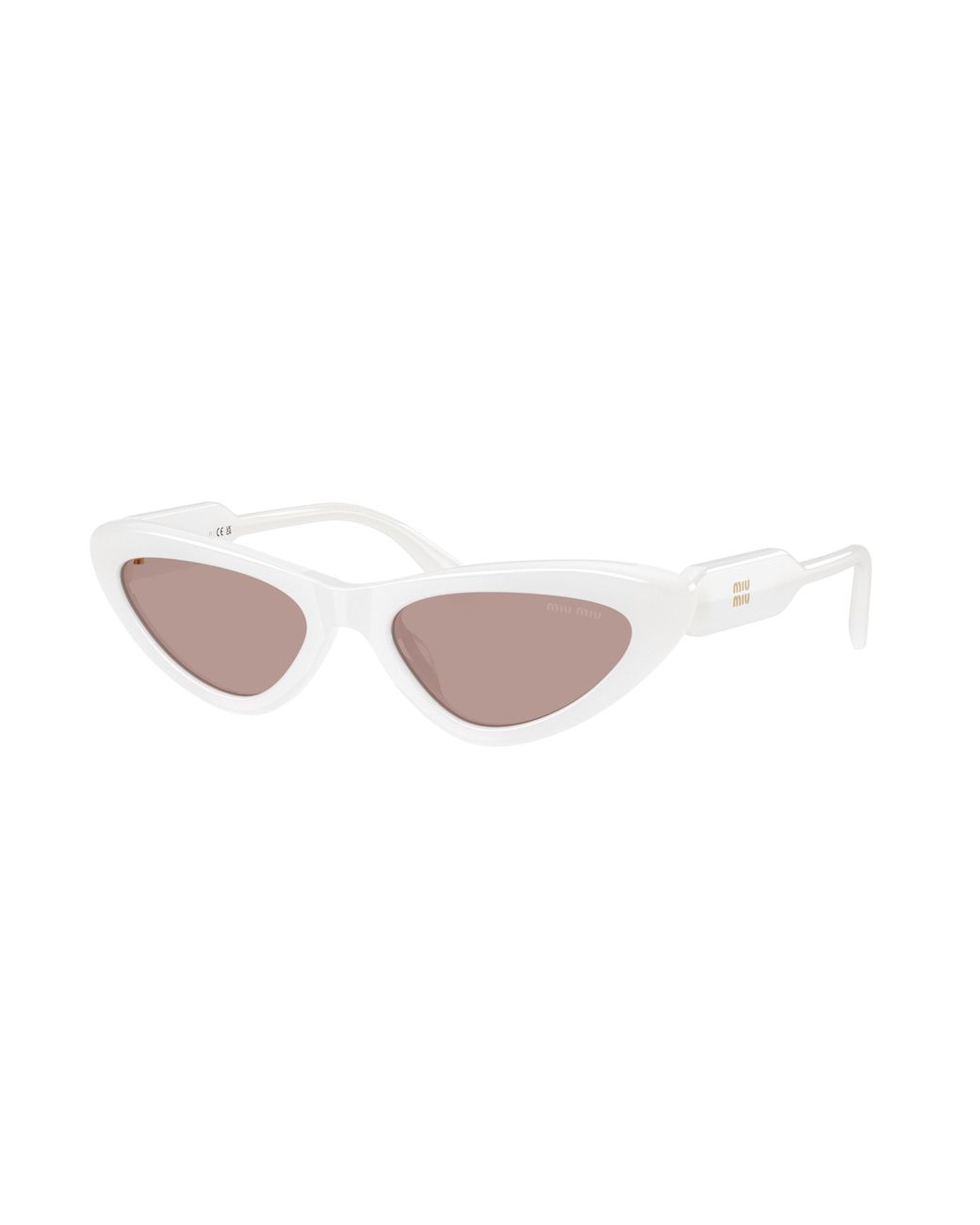 Miu Miu Pink Eyewear Cat Eye Frame Sunglasses