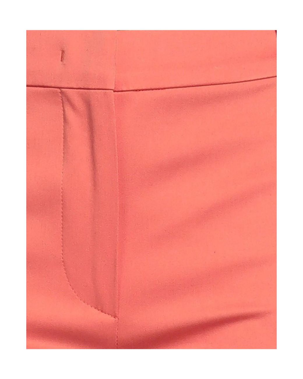 Max Mara Red Plain Colour Casual Trousers