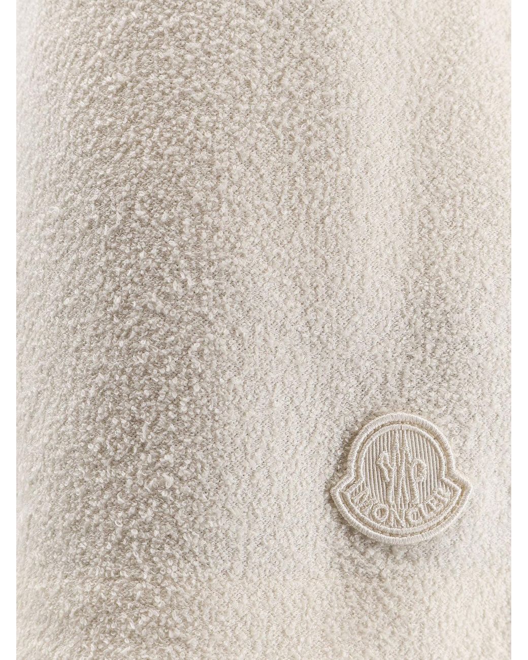 Moncler Gray Boucle Elastic Waist Shorts