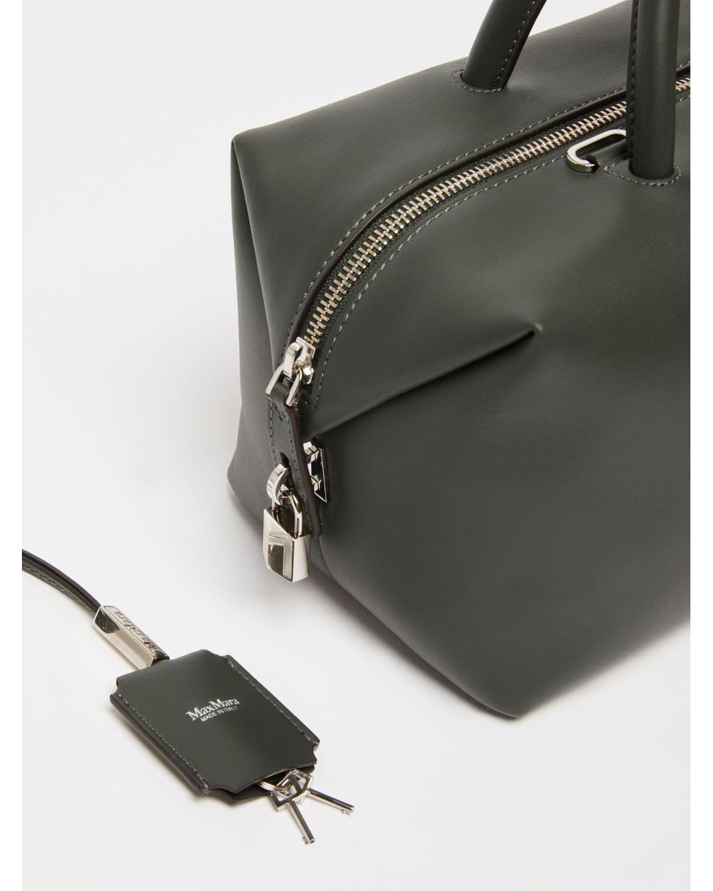 Max Mara Black Medium Zipper Shoulder Bag