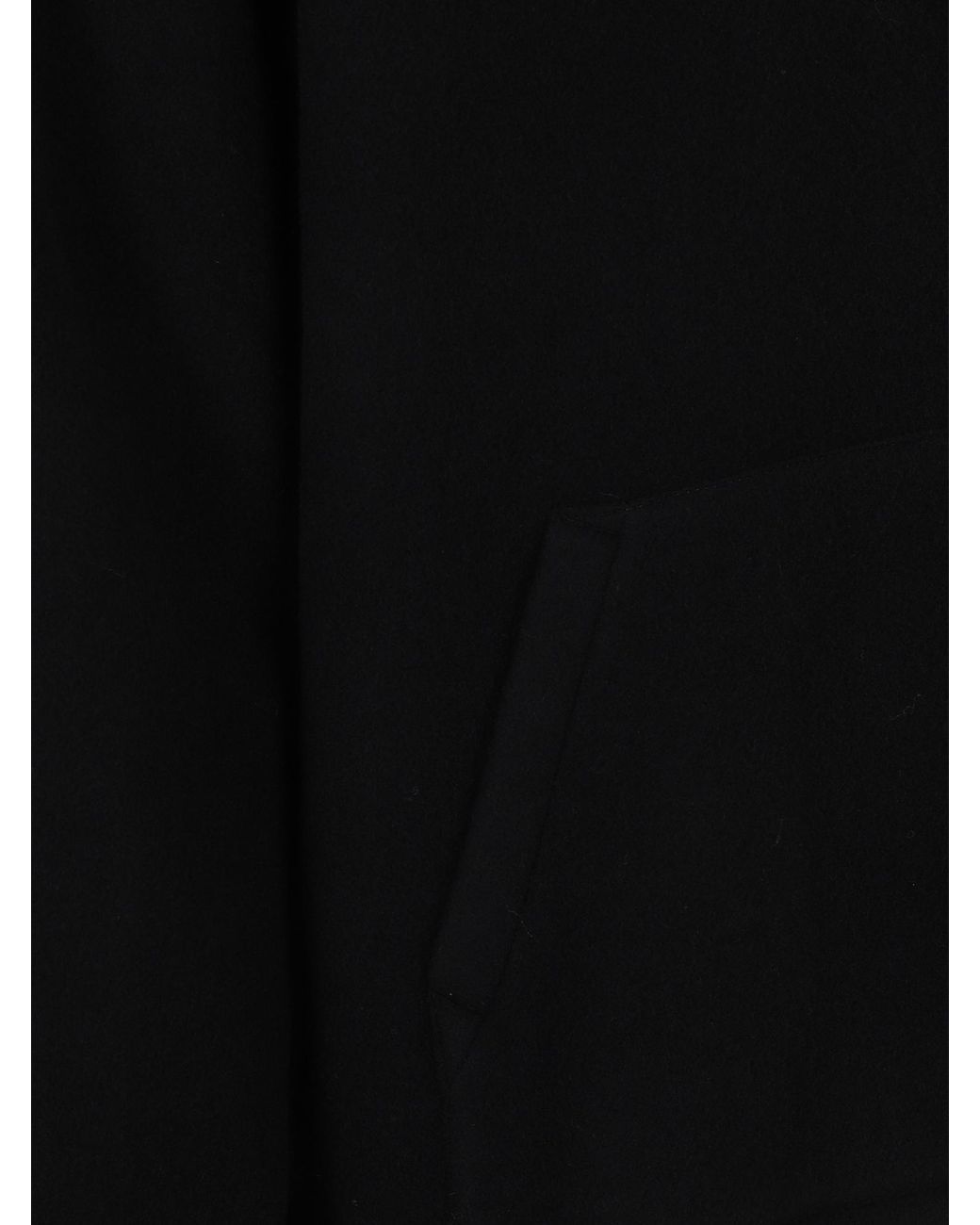 Rier Black Fleece Hooded Sweatshirt for men