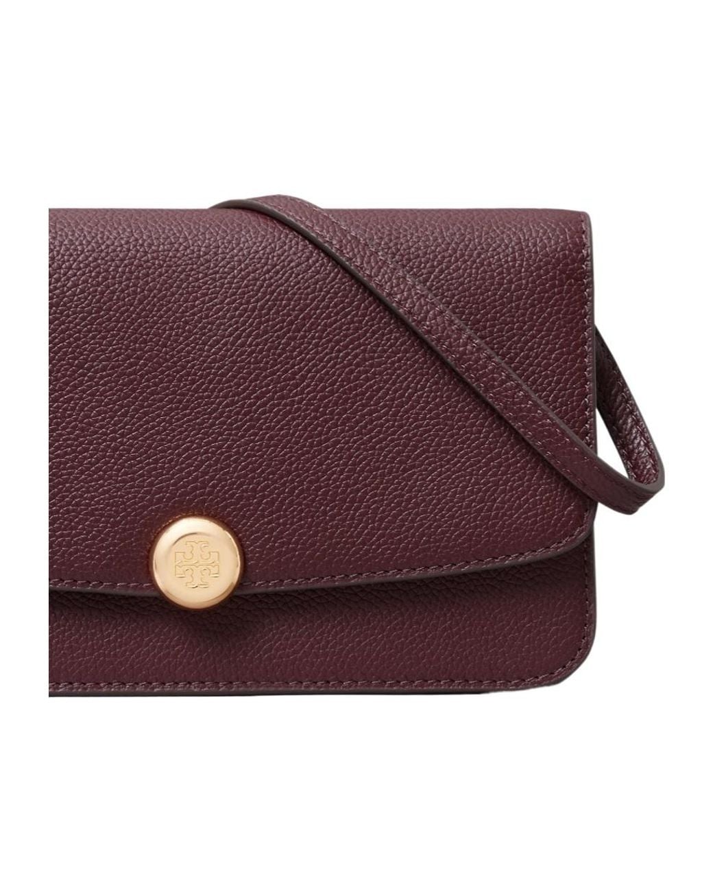 Tory Burch Purple Romy Flap Crossbody