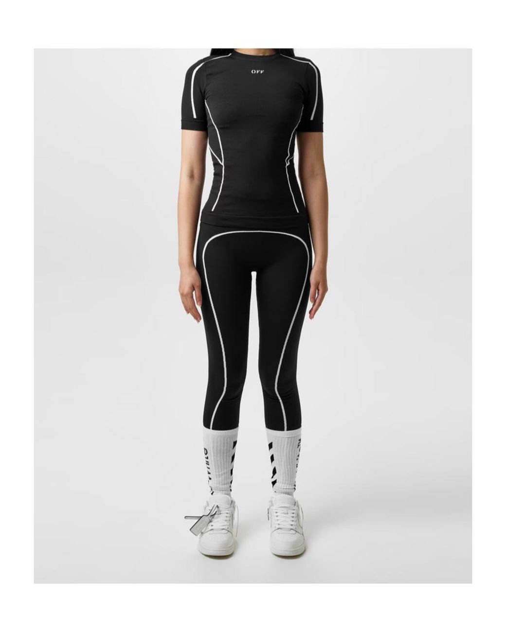 Off-White c/o Virgil Abloh Black Seamless T-Shirt