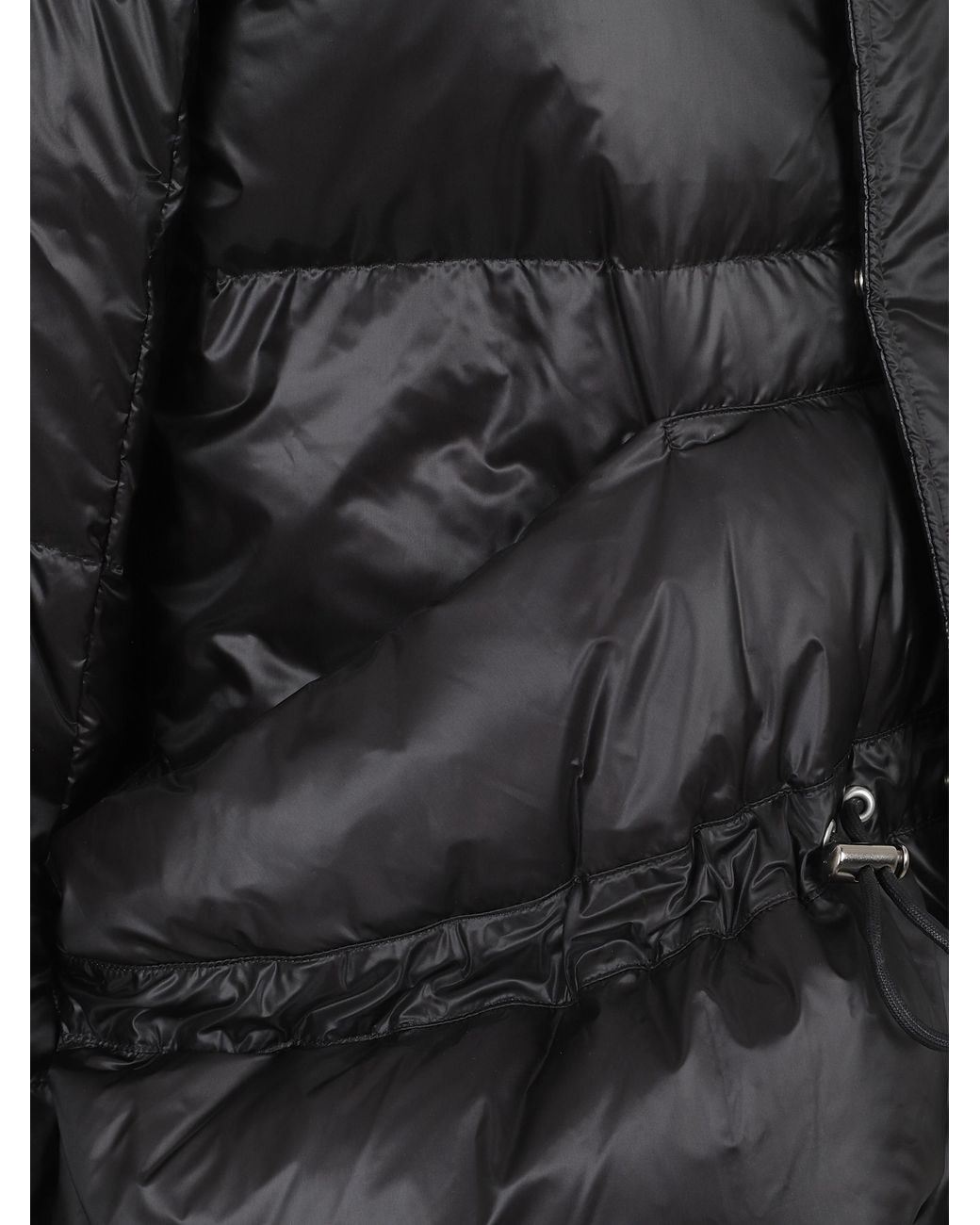 Sacai Black Hooded Puffer Jacket