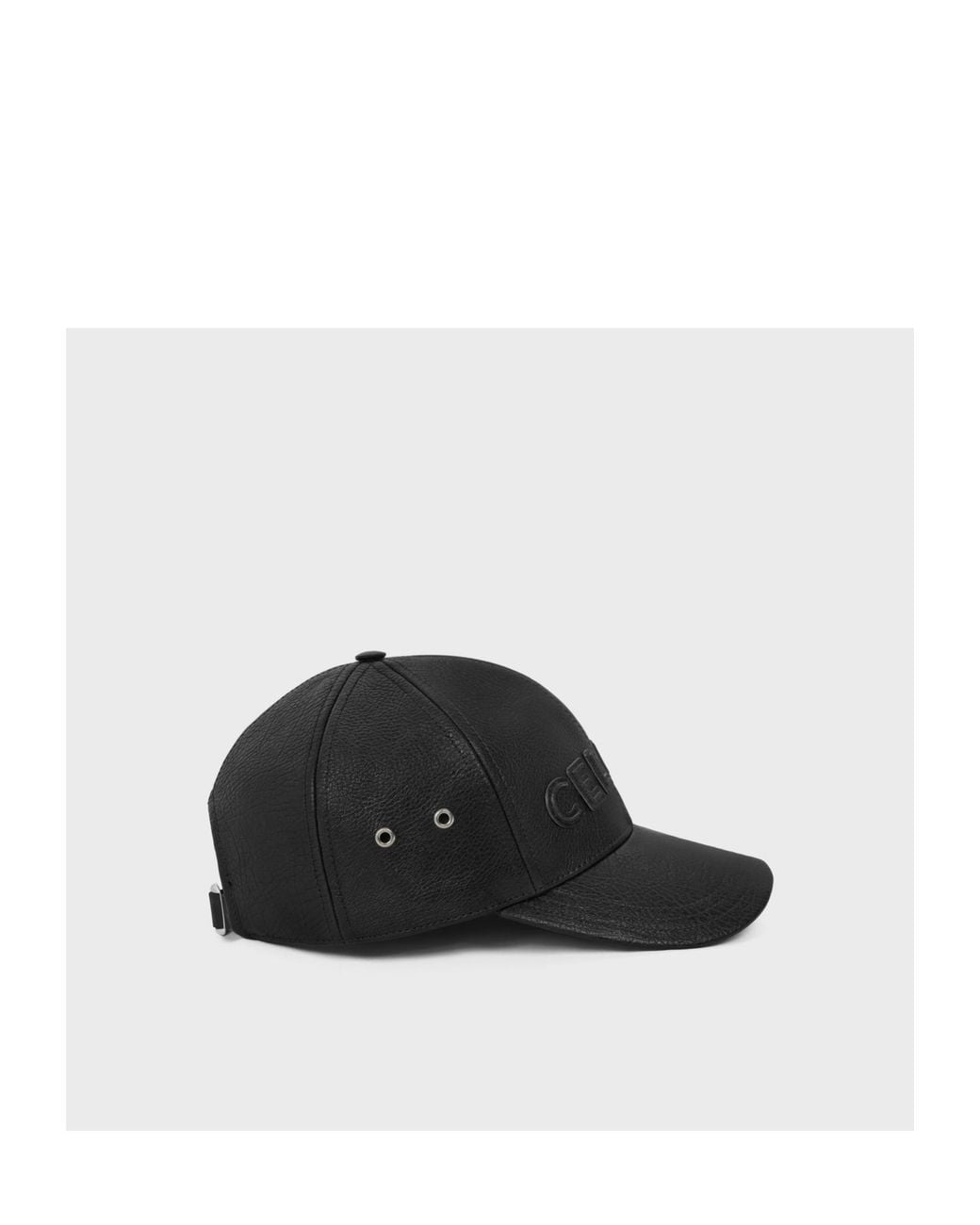Céline Black Baseball Cap