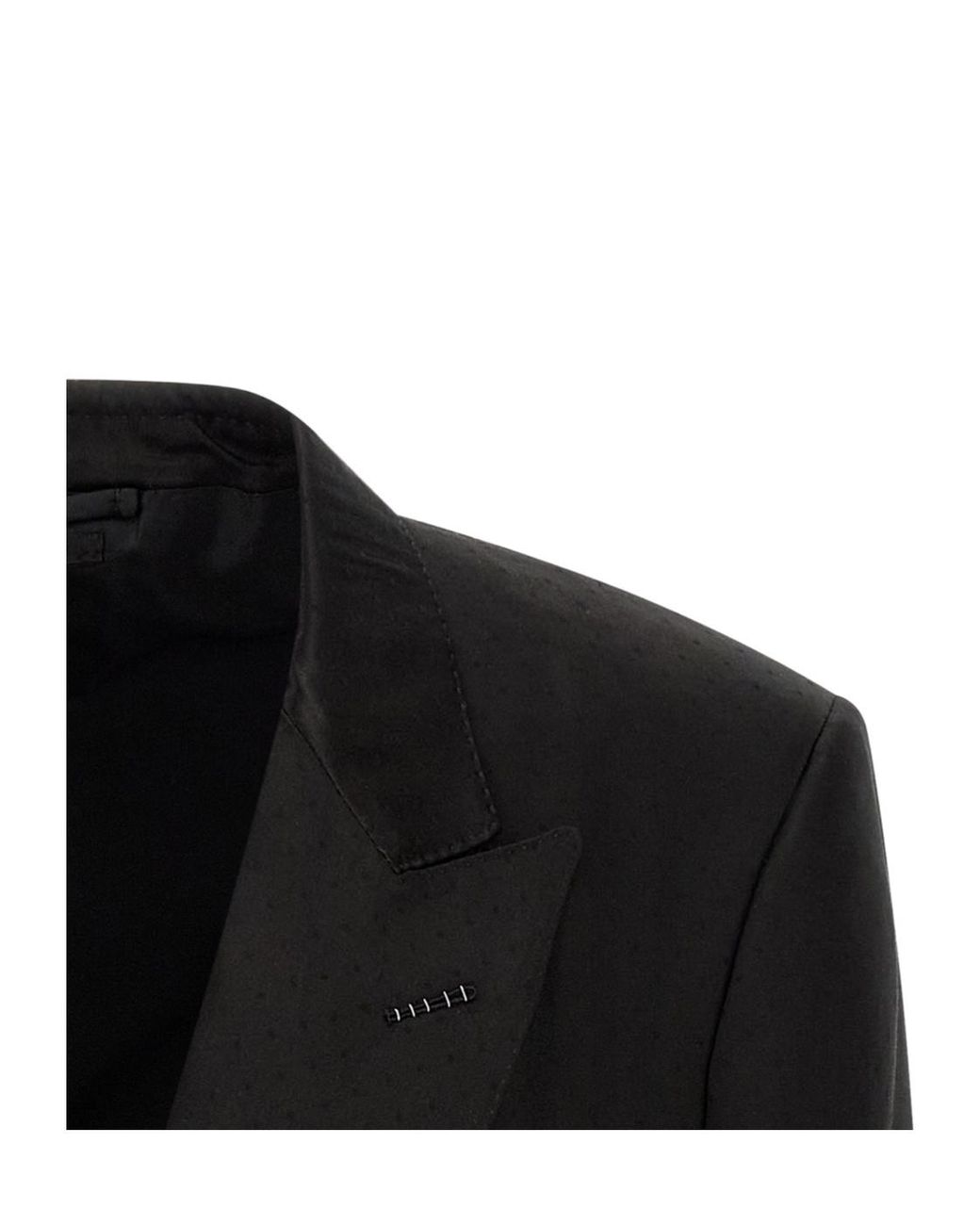 Tom Ford Black Double Breasted Blazer for men