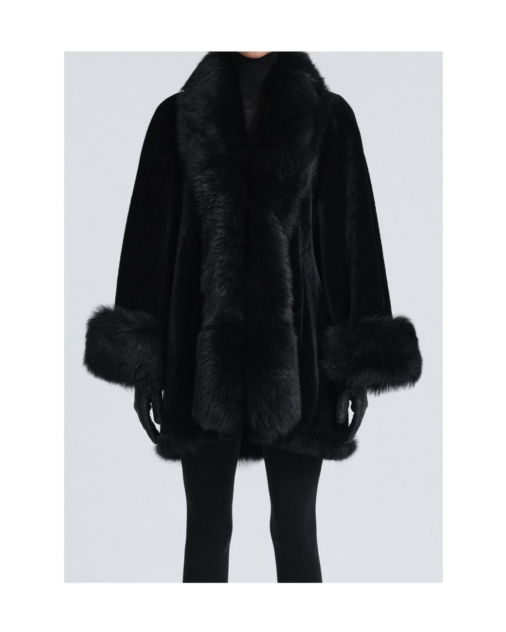 Nour Hammour Black Long-Sleeved Coat