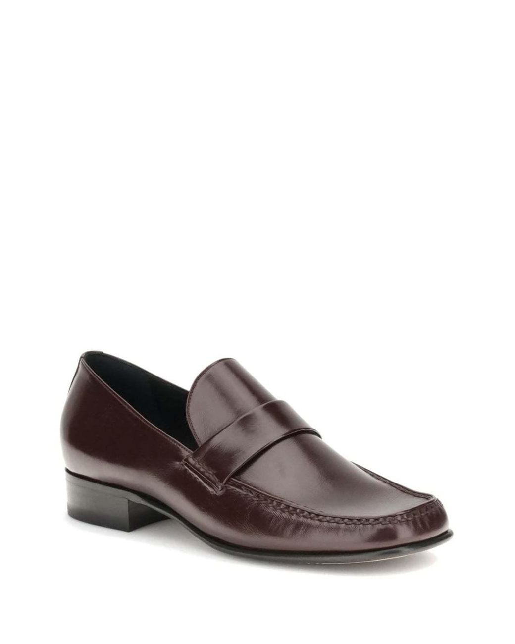 Phoebe Philo Brown Square-Toe Loafers
