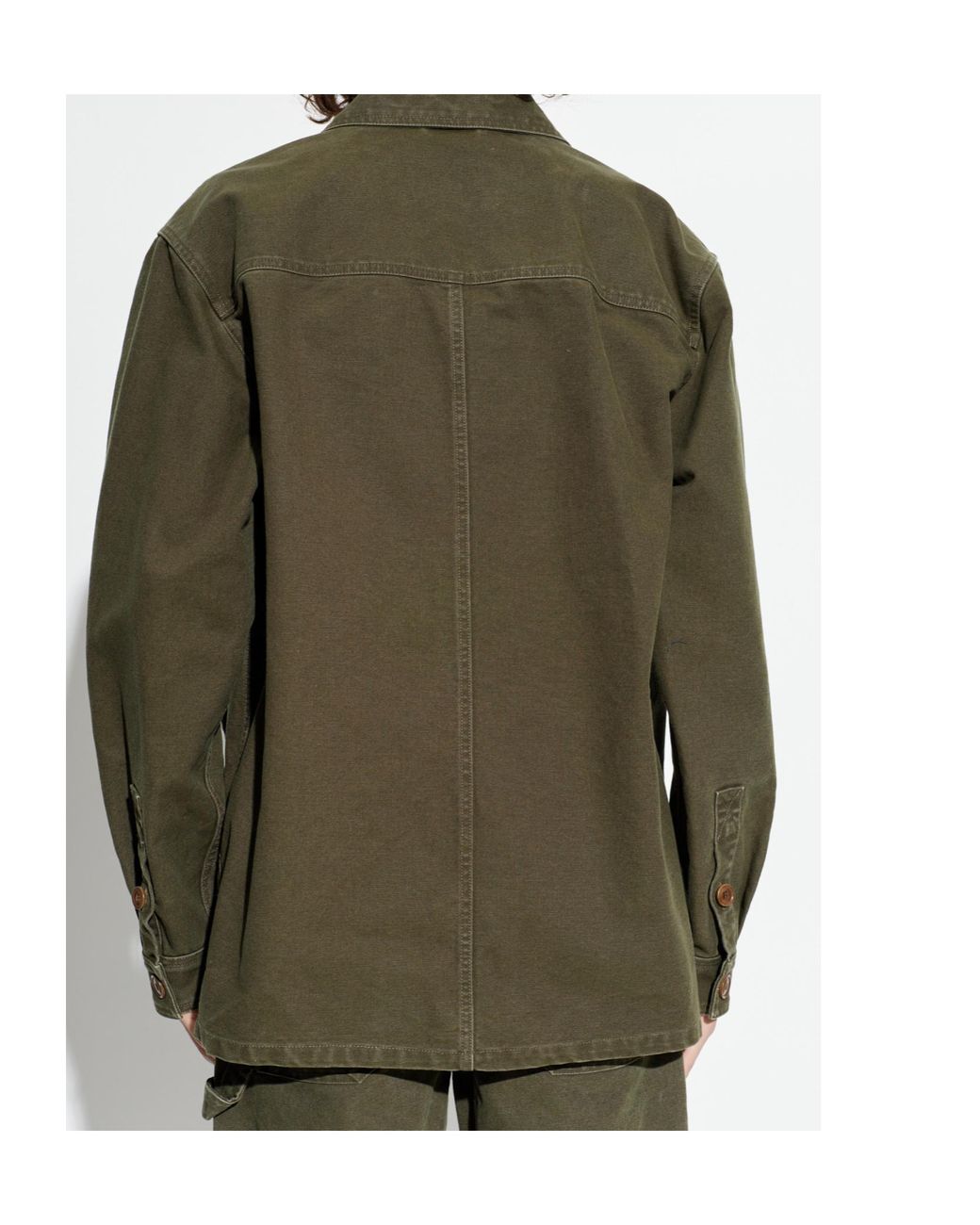 Isabel Marant Green Ardy Patch-Pocket Jacket for men