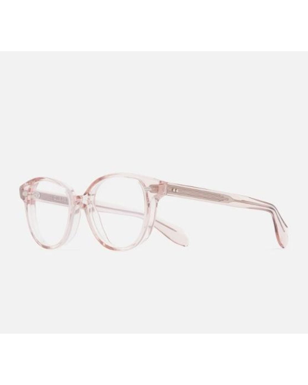 Cutler & Gross White Full Frame Plain Mirror for men
