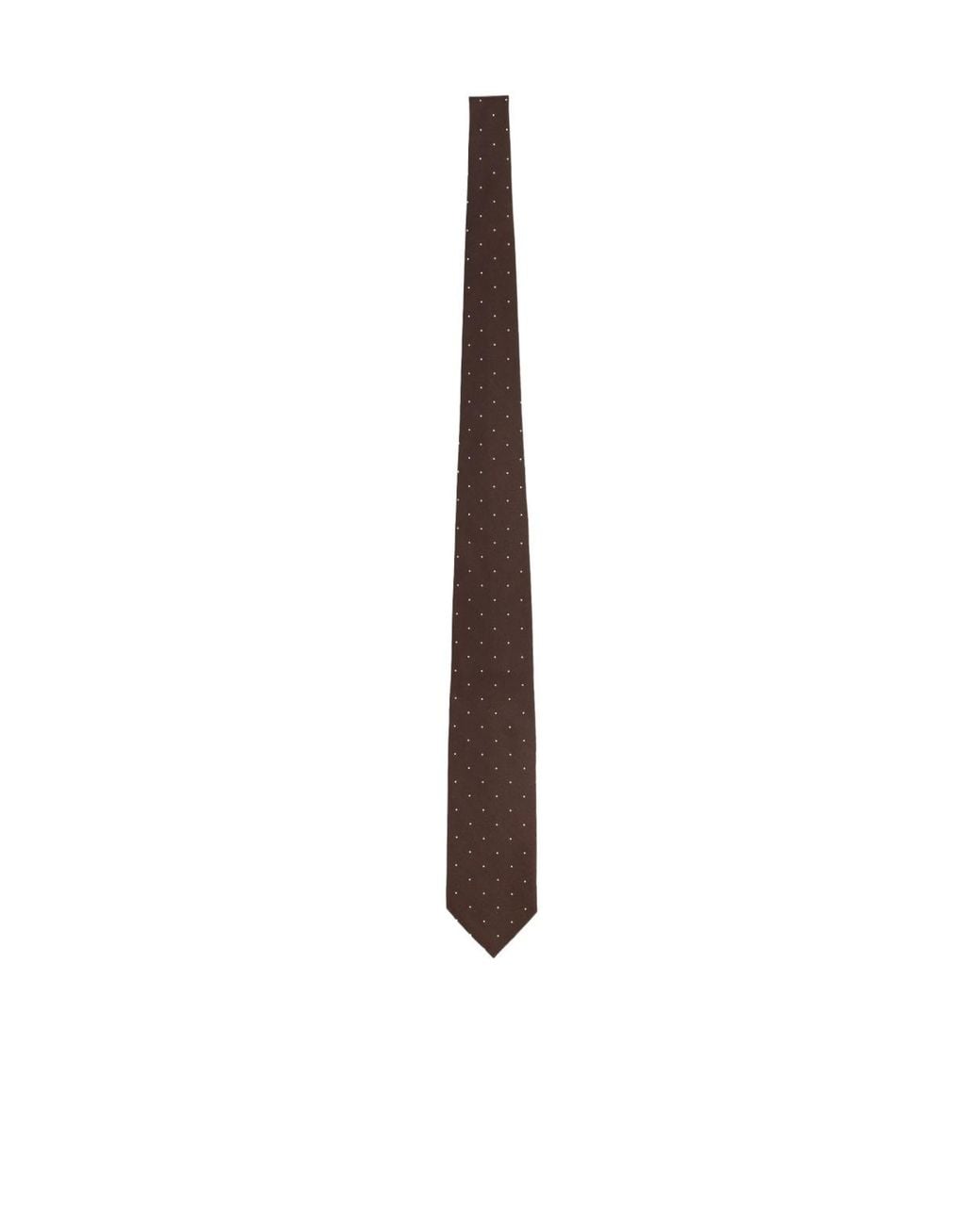 Tom Ford White Micro Dot Tie for men