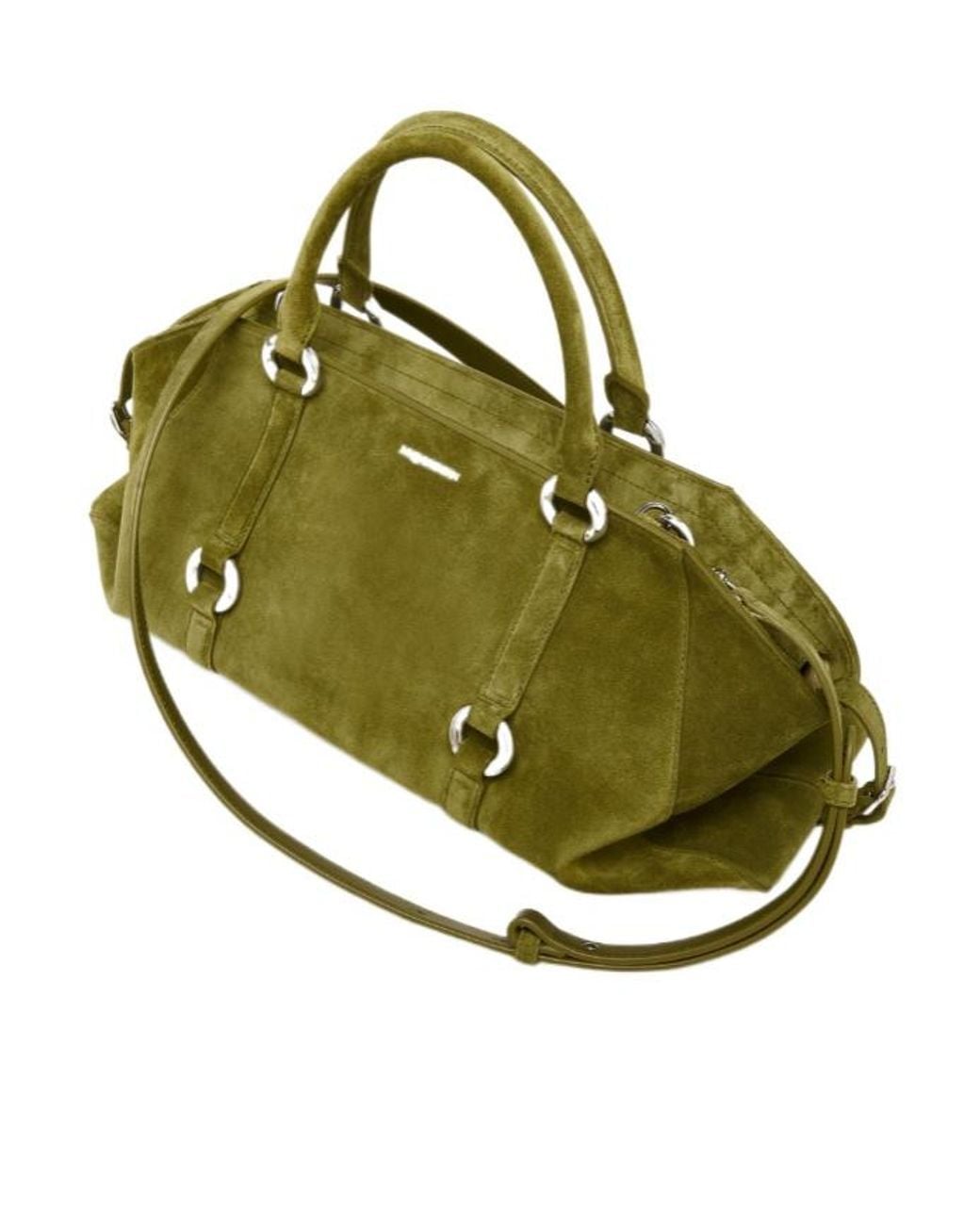 McQueen Green Farringdon Medium Tote Bag