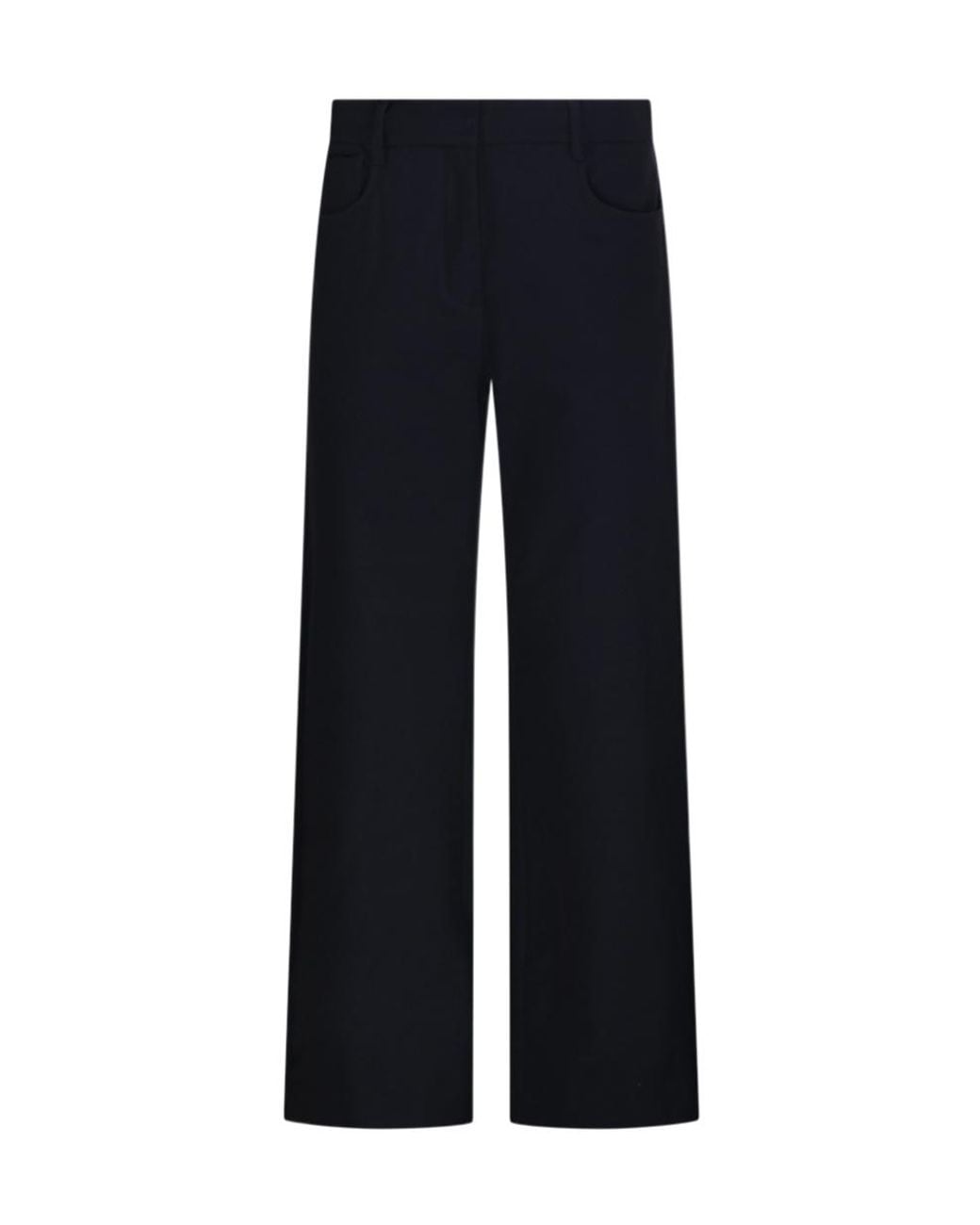 Max Mara Blue 'S Smmgela Wide Leg Pants