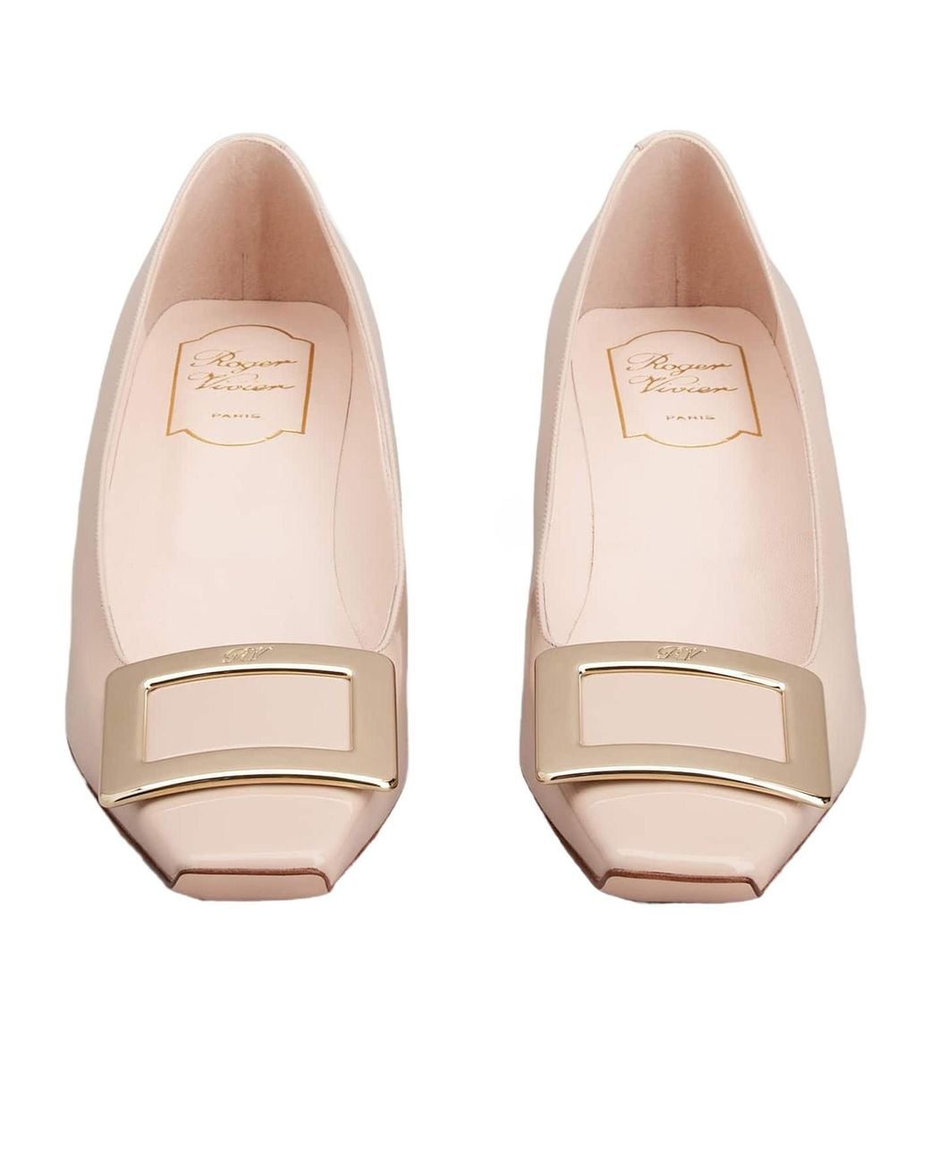 Roger Vivier Pink Belle Vivier Buckle Pumps