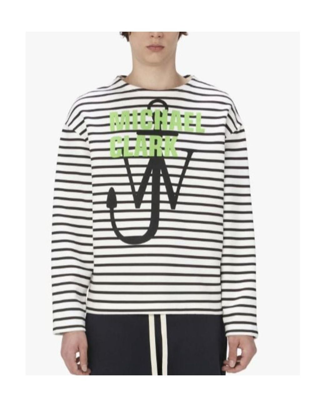 J.W. Anderson Gray Jw Anderson Logo Printed Crewneck Sweatshirt for men