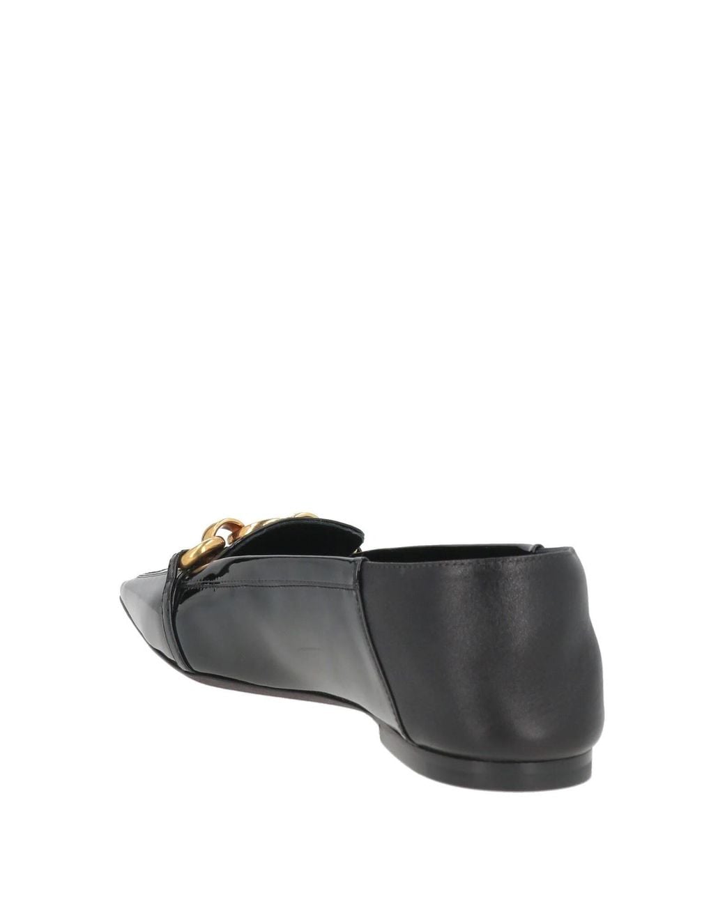 Saint Laurent Black Glossy Leather Loafers