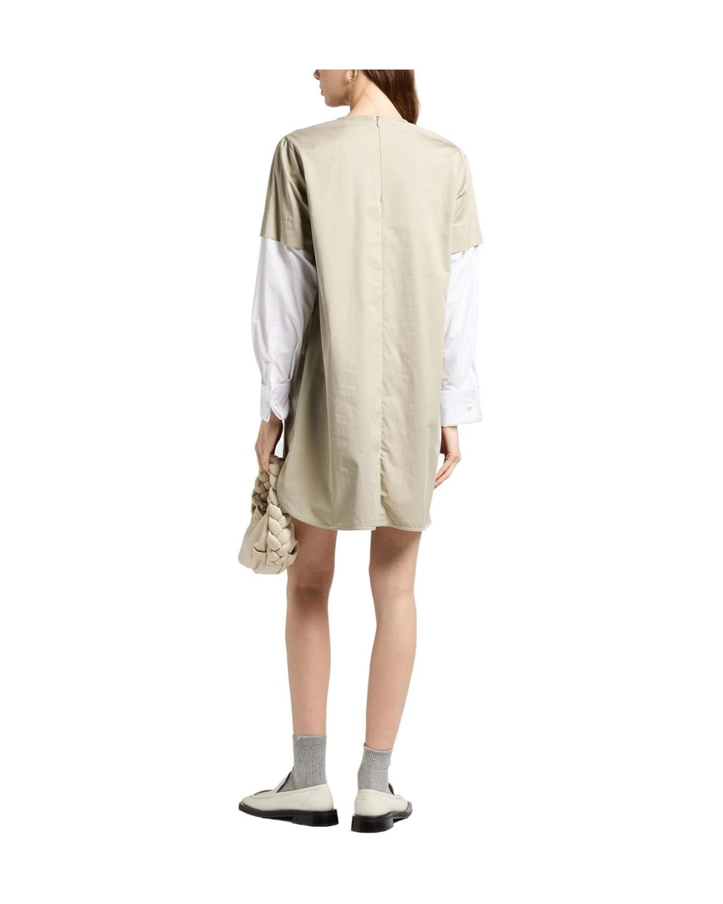 Max Mara Natural Two-Tone Trumpet Skirt