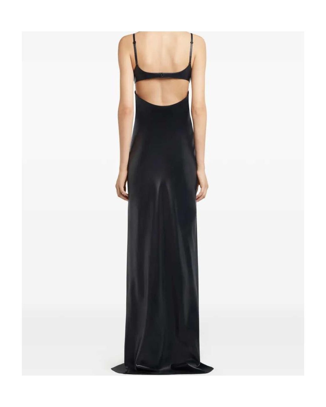 Courreges Multicolor Courrèges Cut-Out Detailed Midi Slip Dress