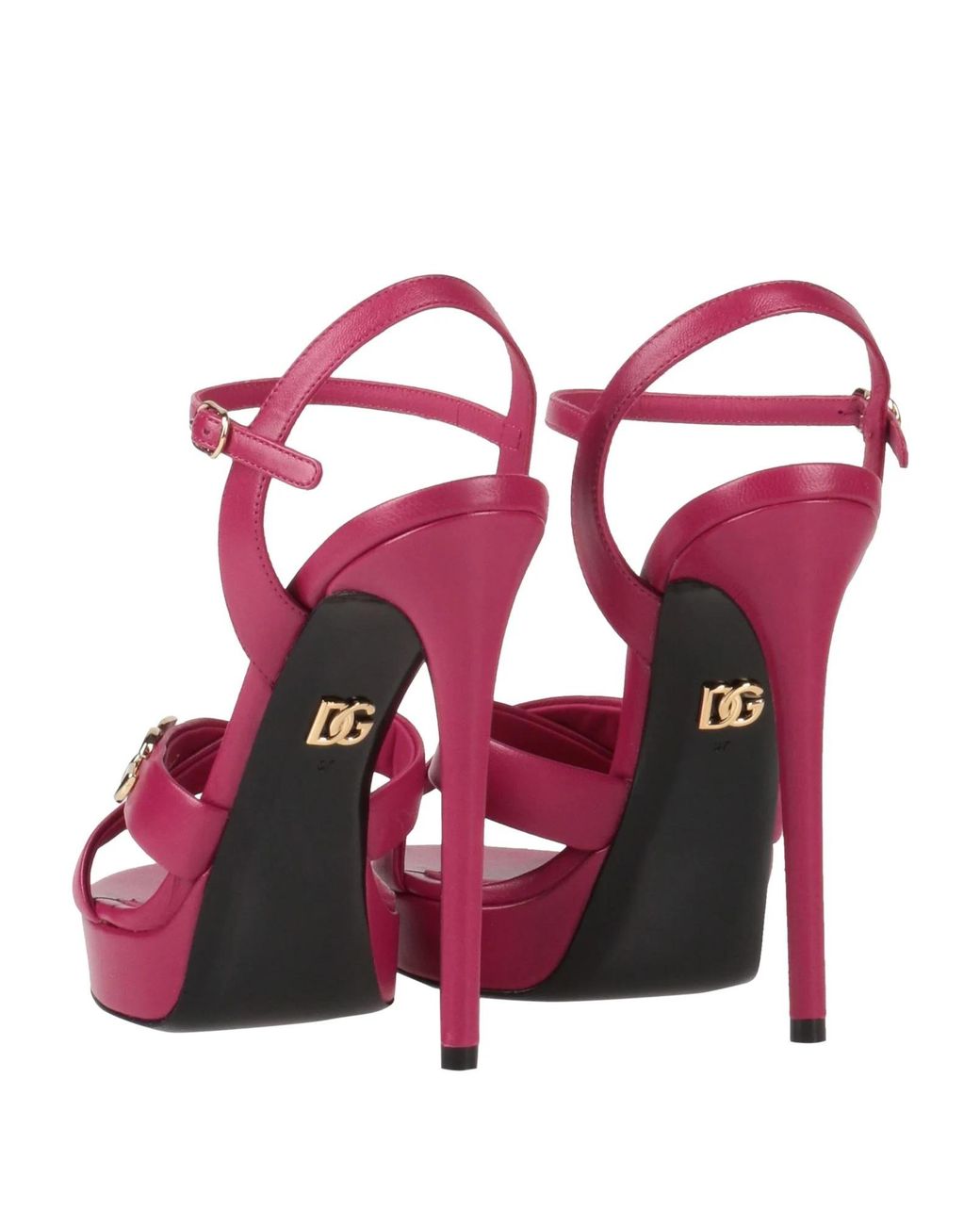 Dolce & Gabbana Pink High-Heeled Sandals