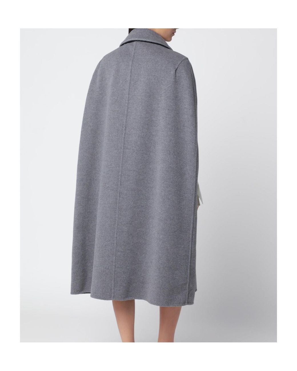 Bottega Veneta Gray Cape Coat