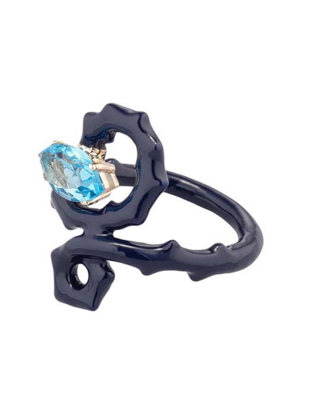 Bea Bongiasca Blue Baby Spine Ring