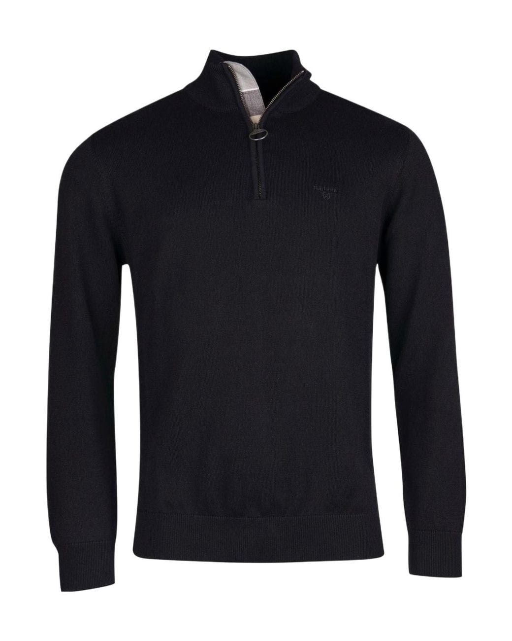 Barbour Blue Half-Zip Jumper for men