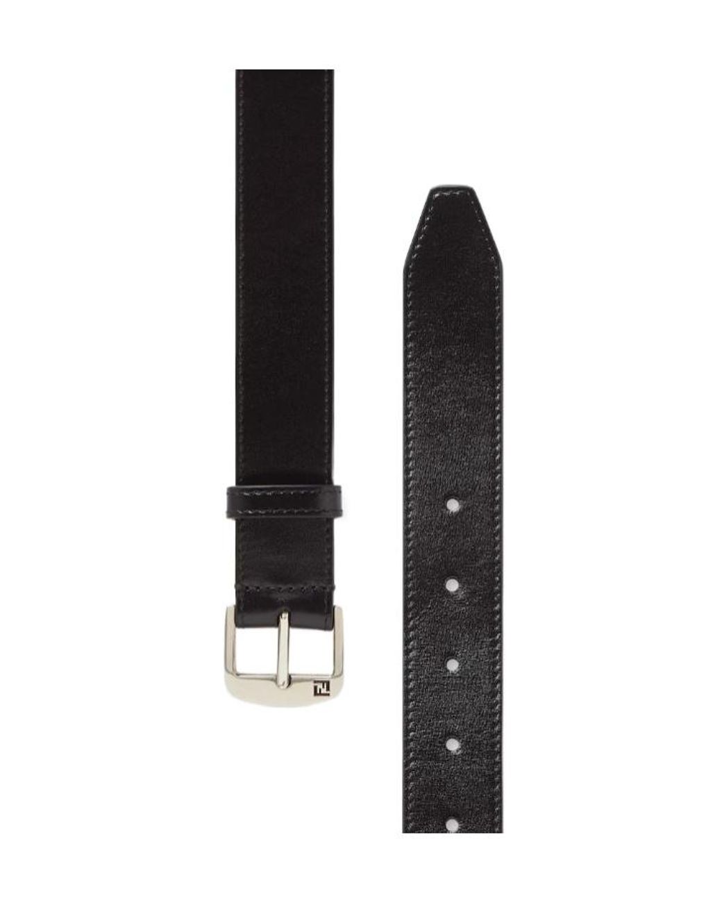 Fendi White Cinturón Ff for men