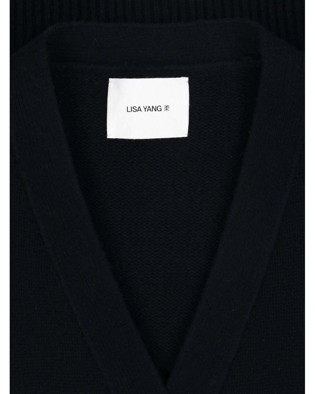 Lisa Yang Black Danni Knitted Cardigan