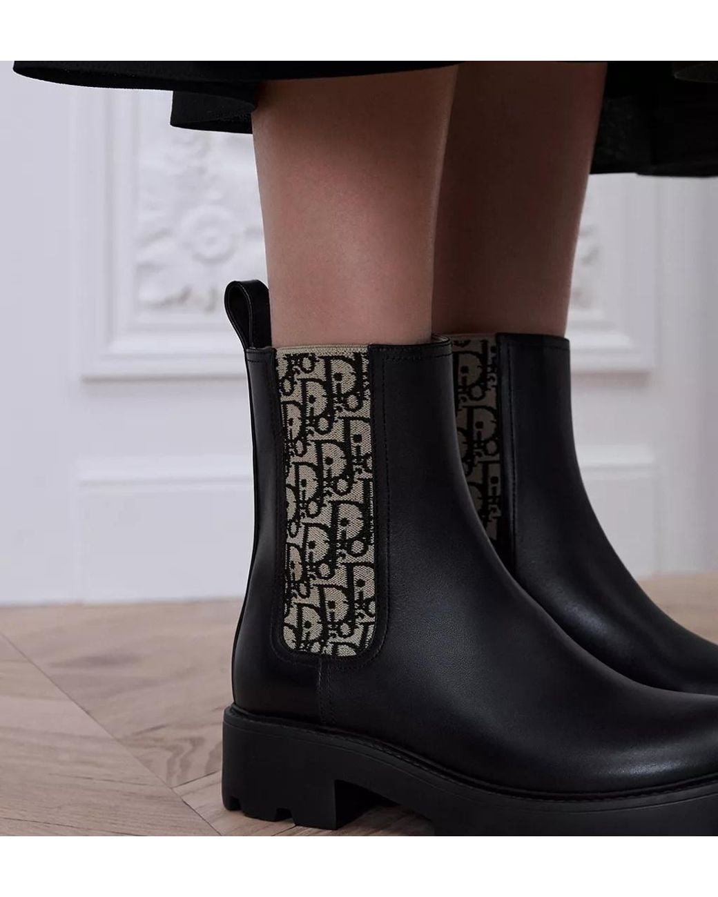 Dior Black Ride Chelsea Boot