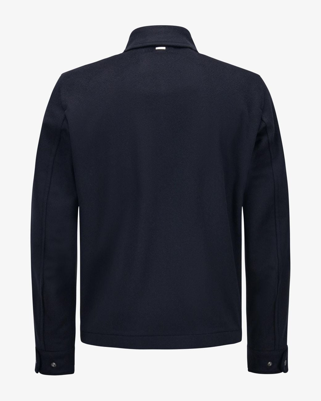 Herno Blue Snap-Button Overshirt Jacket for men