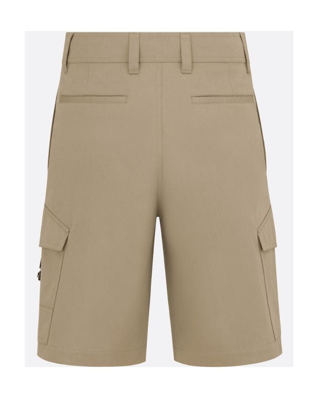 Dior Natural Cargo Bermuda Shorts for men