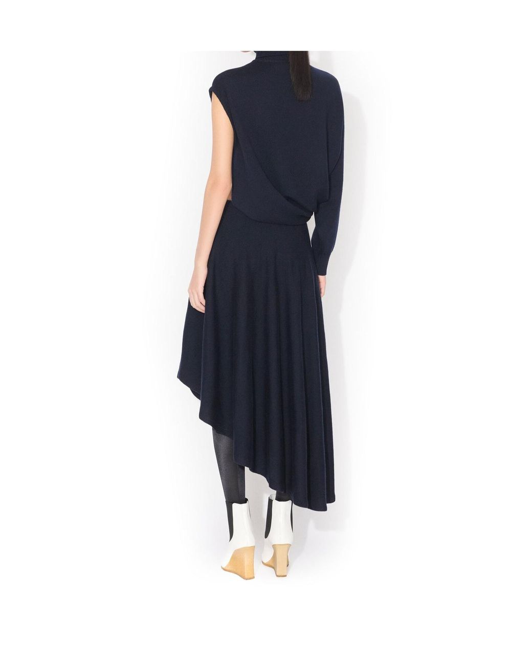 Alaïa Blue Alaïa Cut Out Dress