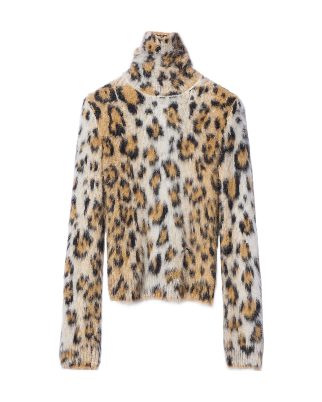 Céline White High Neck Sweater