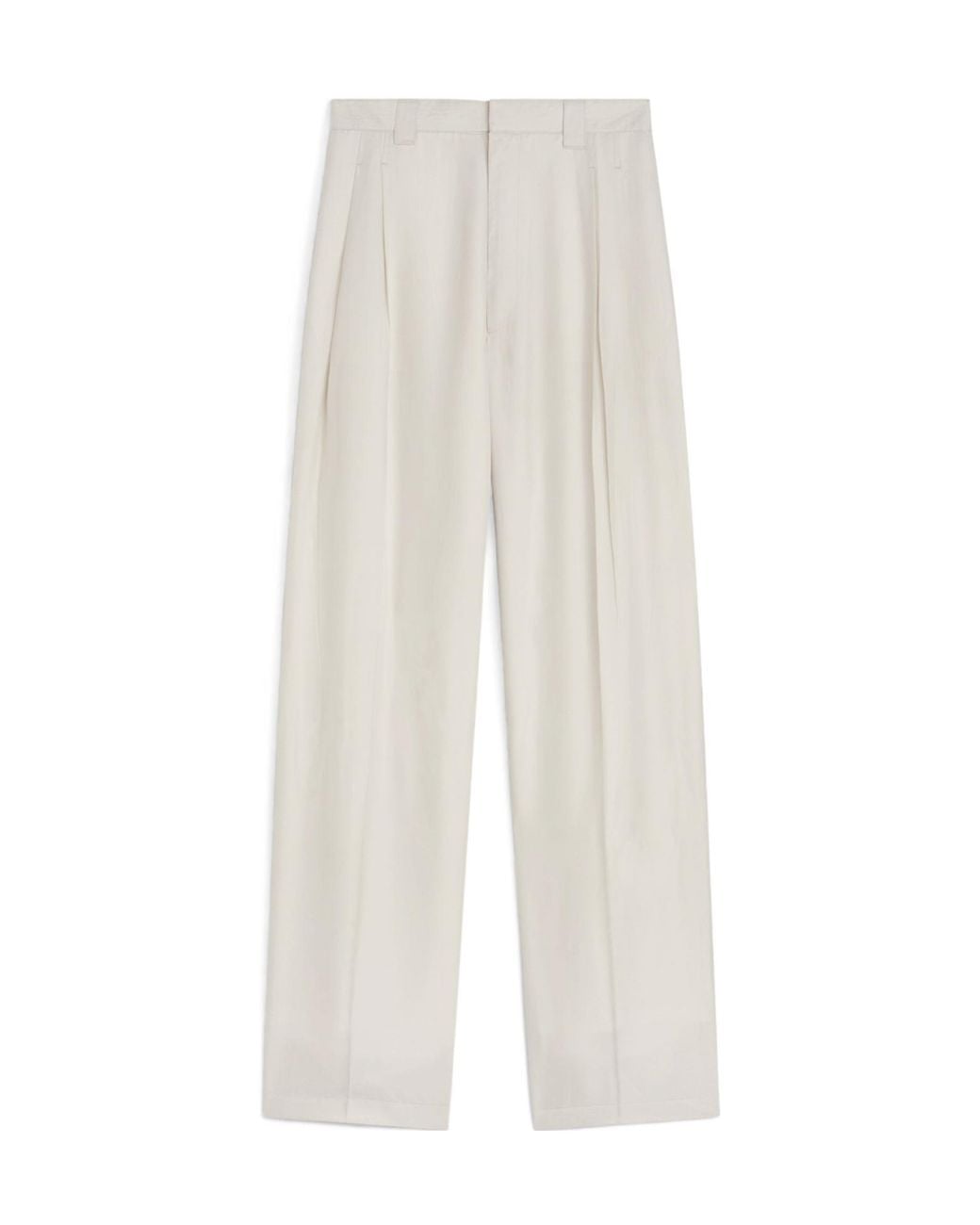 Phoebe Philo White Casual Pants With Belt Loops
