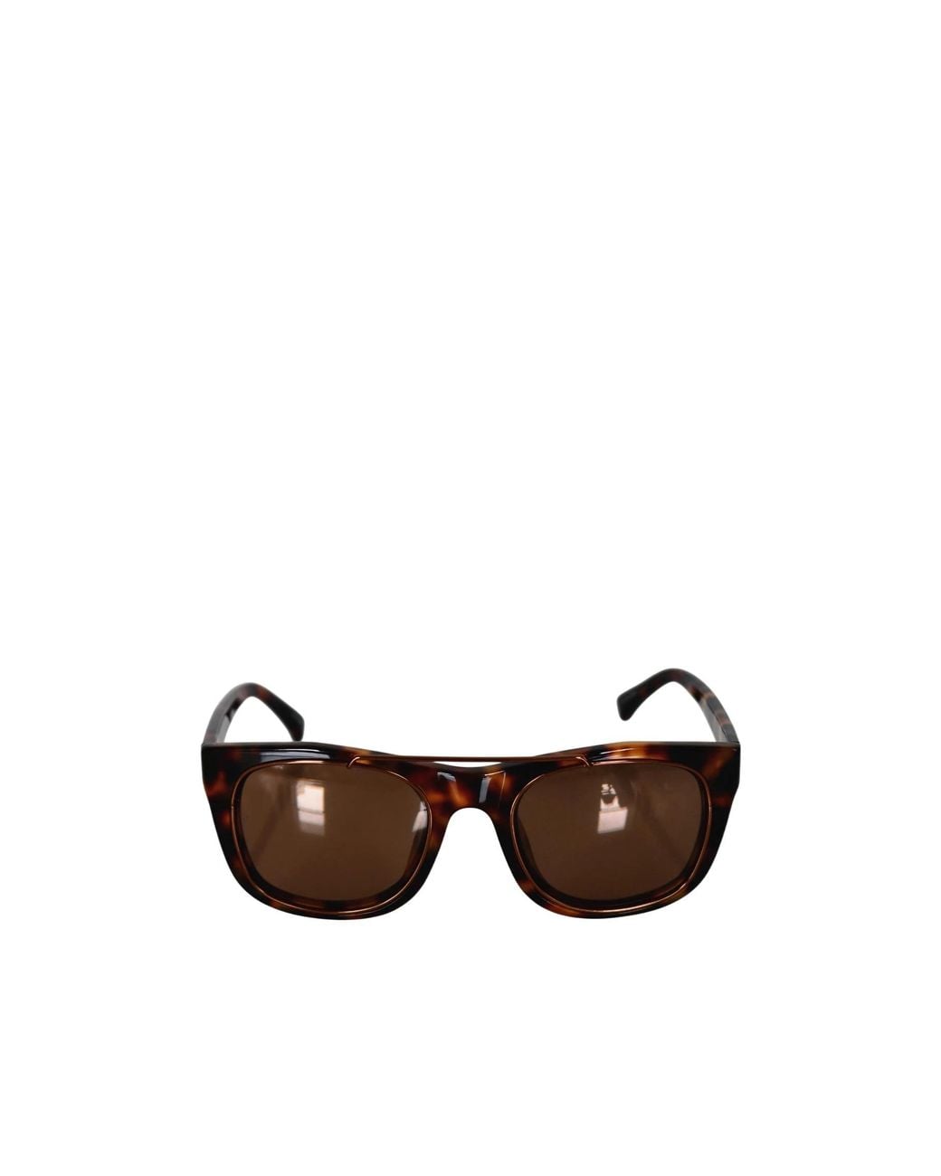 Linda Farrow Brown Full-Frame Sunglasses With Tinted Lenses for men