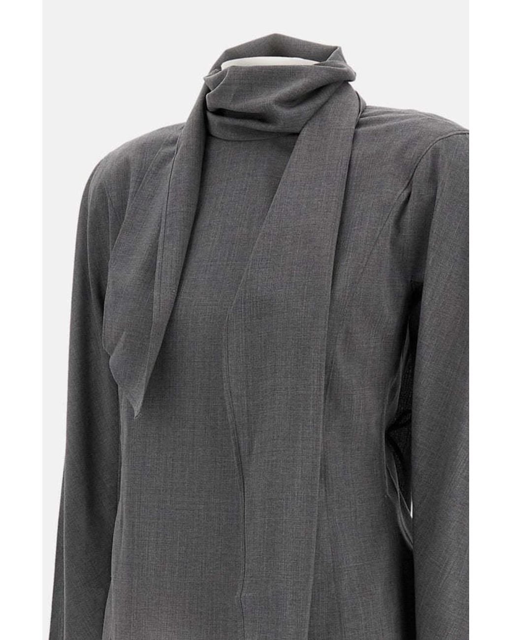 Jacquemus Gray The Chale Long Sleeved Blouse