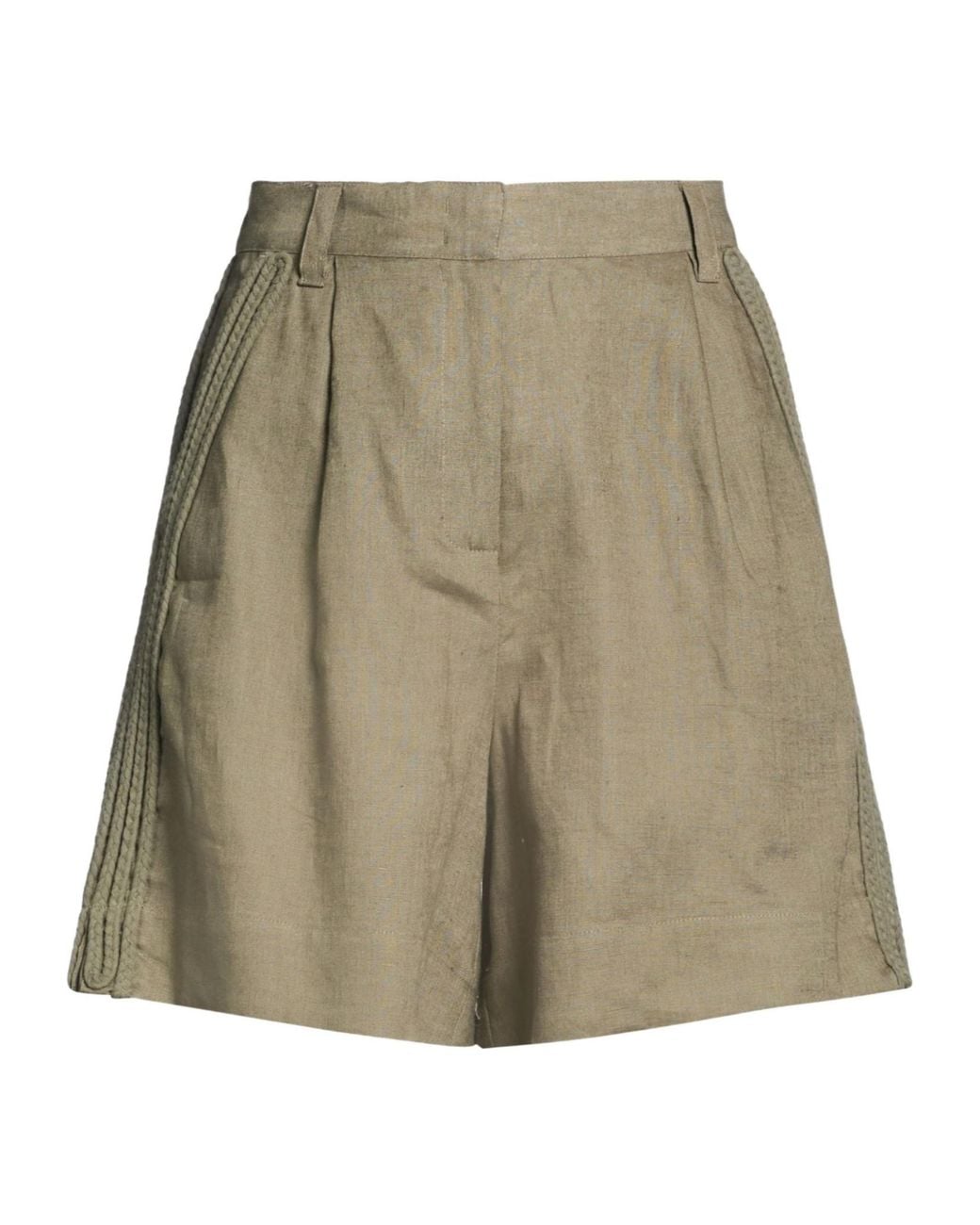MAX&Co. Green Linen Shorts