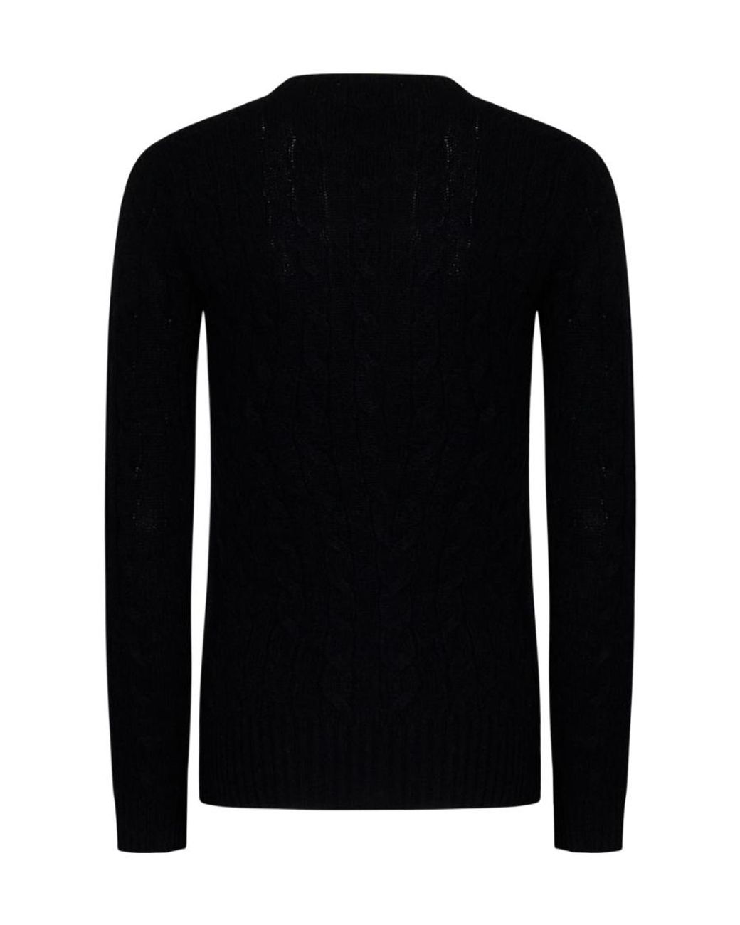 Polo Ralph Lauren Blue Pony Embroidered Cable-Knit Jumper