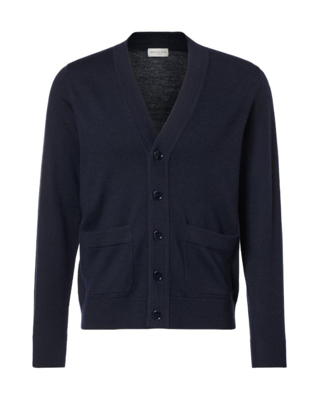Dries Van Noten Blue Long-Sleeved Sweater for men